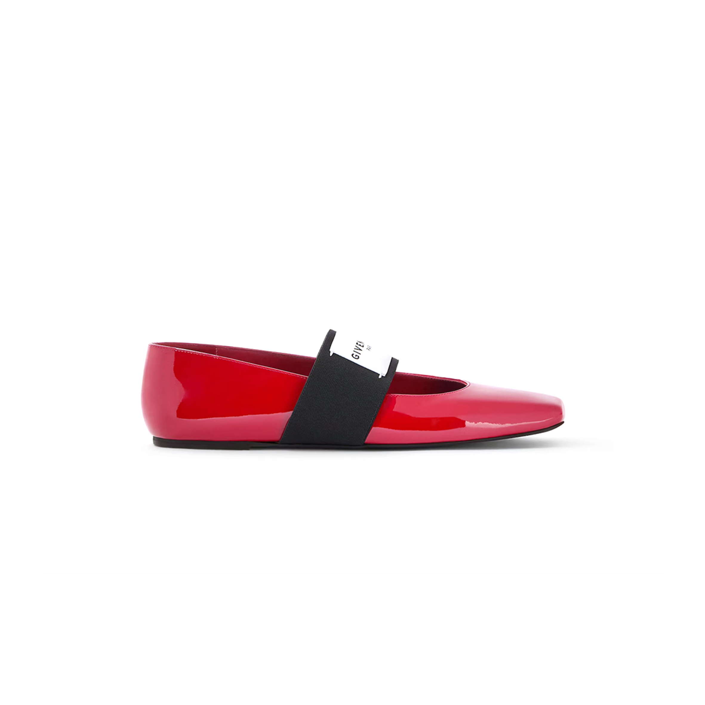 GIVENCHY SLICED SQUARE BALLERINAS IN PATENT LEATHER BE5010E2FF-699